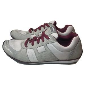 Eddie Bauer Shoes Athletic Shoes Beige 6007-184 Suede Low Top Lace Up Women's …